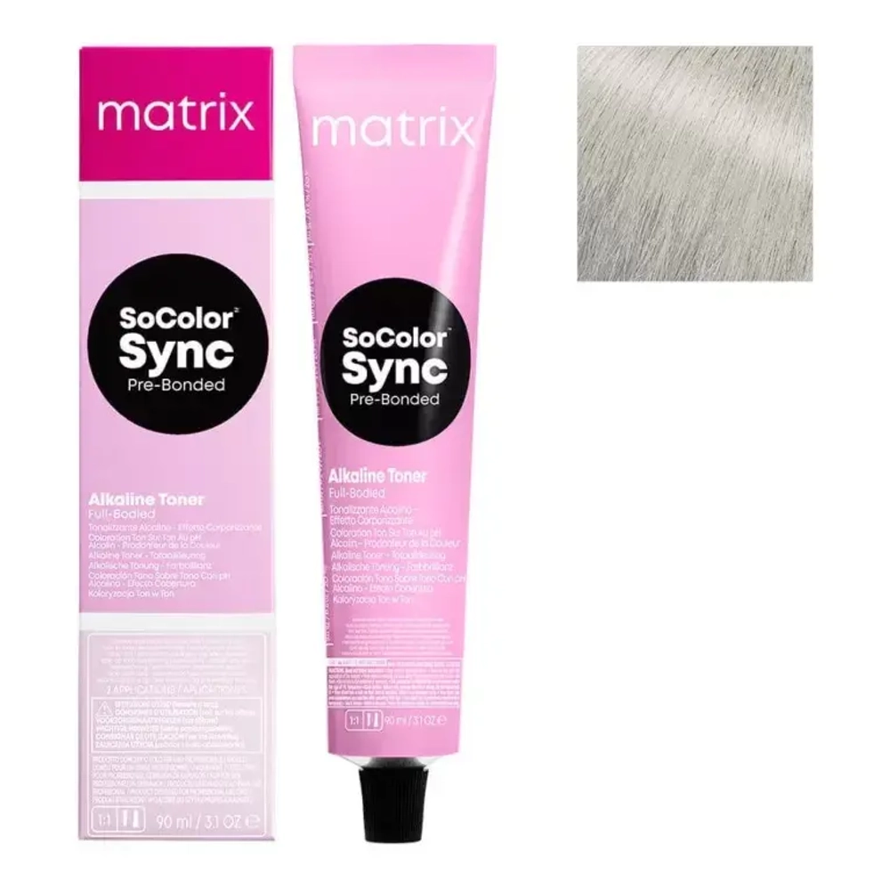 Matrix Super Sync Безаммиачный краситель для волос, 11A Ультра яркий блонд пепельный , 90мл