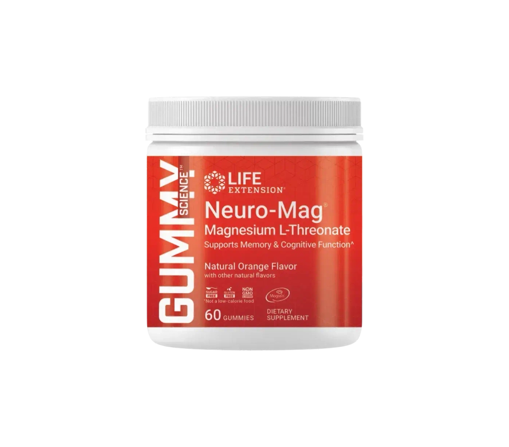 Life Extension - Gummy Science™ Neuro-Mag® Magnesium L-Threonate (Orange) 60 gummies