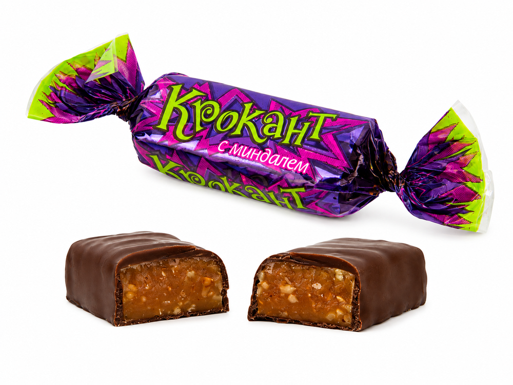 Конфета Крокант в темной глазури, 500 г