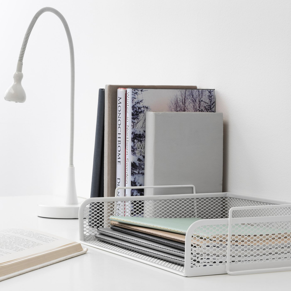 IKEA DRÖNJÖNS  (ИКЕА ДРЁНЙЁНС)  -  Лоток для писем — белый