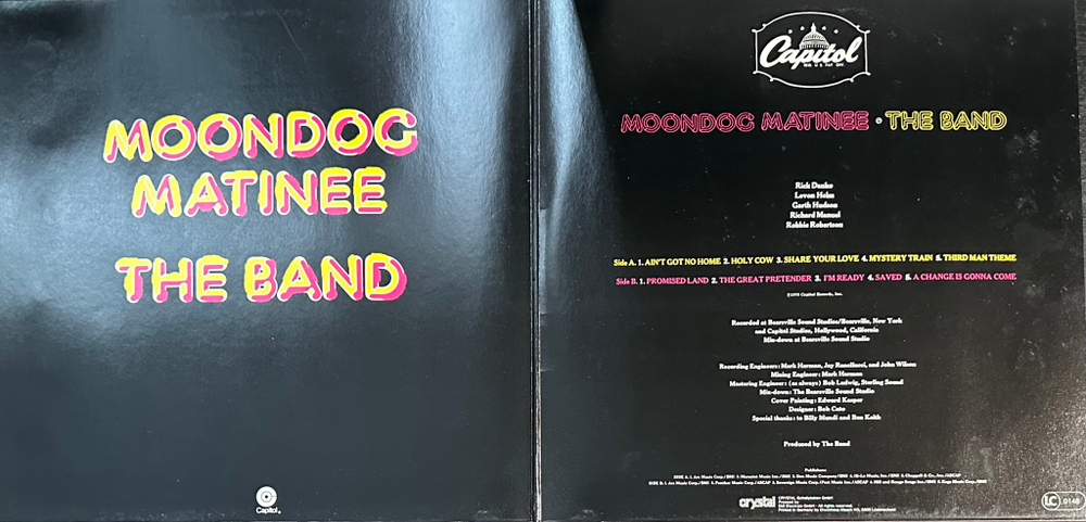 The Band - Moondog Matinee (Германия)