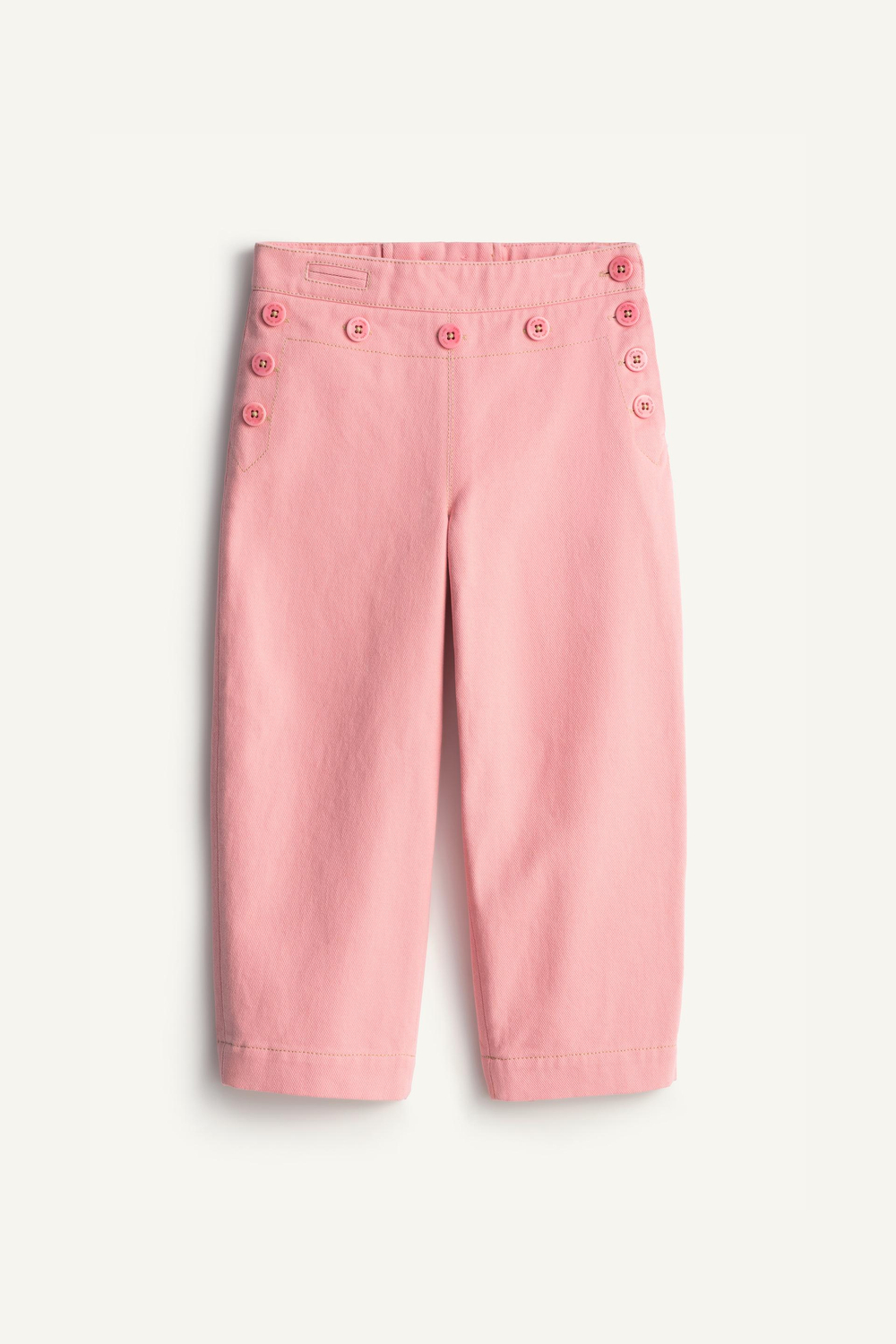 ZARA БРЮКИ СВОБОДНОГО КРОЯ - LIMITED EDITION, РОЗОВЫЙ