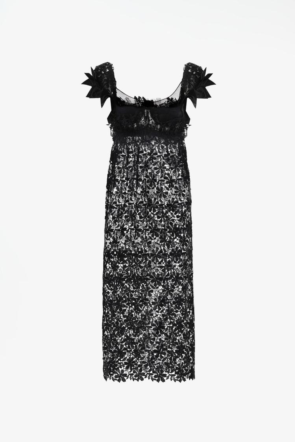 ZARA X JOHN GALLIANO ПЛАТЬЕ МИДИ С КОРОТКИМИ РУКАВАМИ, ЧЕРНЫЙ
