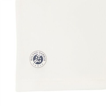 Мужское теннисное поло Lacoste Roland-Garros Edition Petit Pique - white
