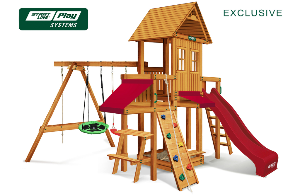 Детский городок EXCLUSIVE стандарт (green)