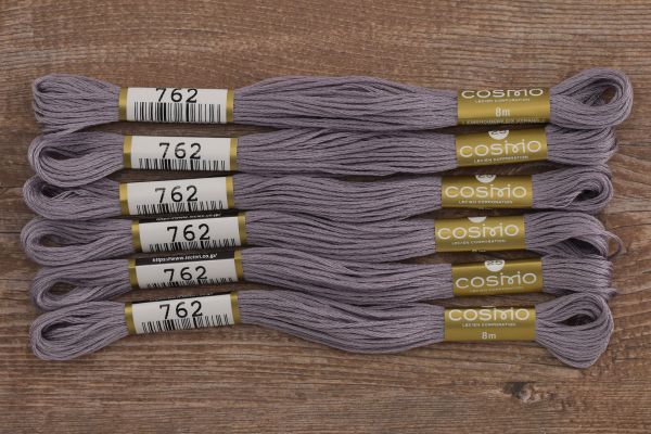 Мулине Lecien Cosmo, цв. 0762 / 6 мот. по 8 метров, в 6 сложений