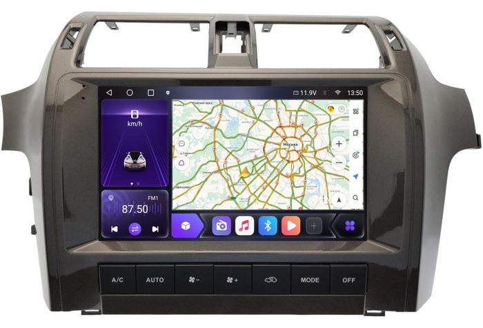 Магнитола для Lexus GX460 2009-2019 (без Mark Levinson) - Kuberg SF-1815 монитор 10.1" IPS на Android 10, Carplay, 4G SIM-слот