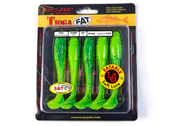 Виброхвосты съедобные LJ Pro Series TIOGA FAT 3.9in (10 см), цв. T18, 5 шт.