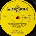 The Yves Munday Orchestra ‎– The Charles Aznavour Songbook (Англия 1975г.)