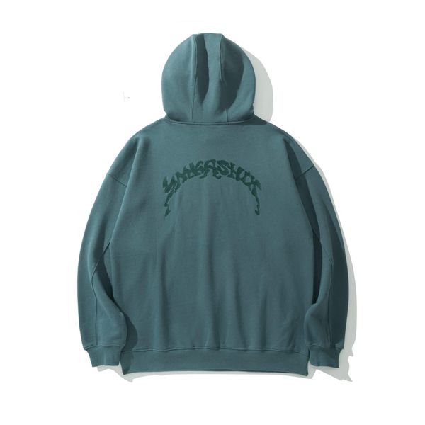Худи PUFF Half Zip Серо-Зеленый - фото 2