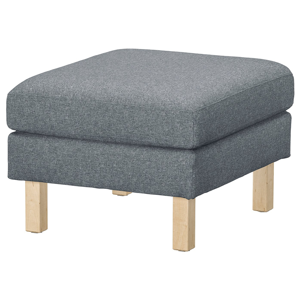 IKEA SALTSJÖBADEN  (ИКЕА САЛТШЁБАДЕН)  -  Чехол на подставку для ног - Гуннаред средний серый