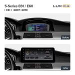 Магнитола для BMW 5 (E60) 2009-2010 CIC - Teyes LUX ONE монитор 12.3" на Android 10, Быстрая, CarPlay, 4G SIM-слот