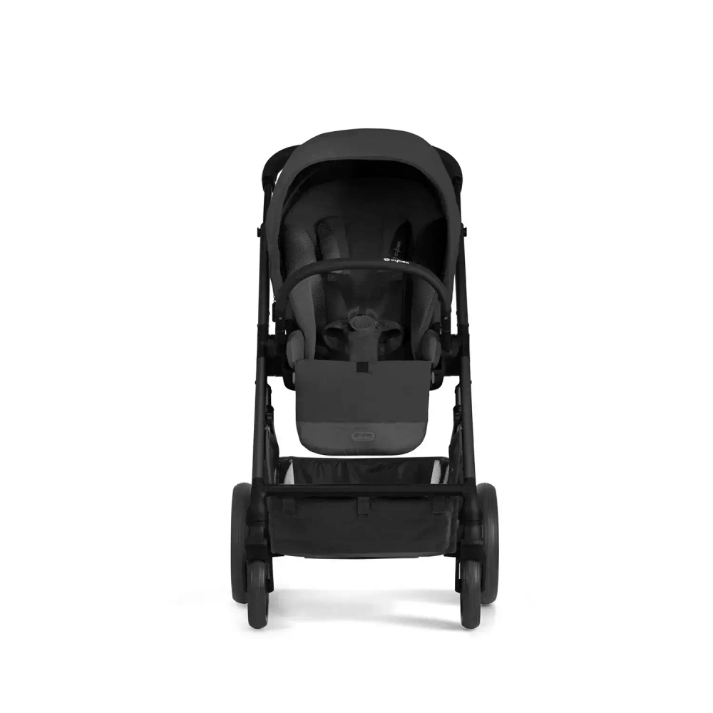 Коляска 2 в 1 Cybex Balios S Lux BLK 2025 (с дождевиками), Moon Black