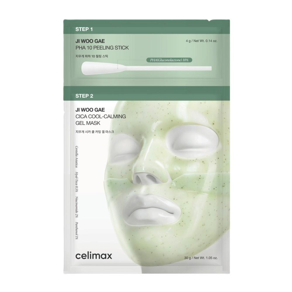 Celimax Ji Woo Gae Cica PHA 2-Step Gel Mask