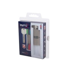 Цилиндровый механизм с вертушкой PUNTO MaxPro7002/80 mm (25+10+45) SN никель 7кл. /57577/