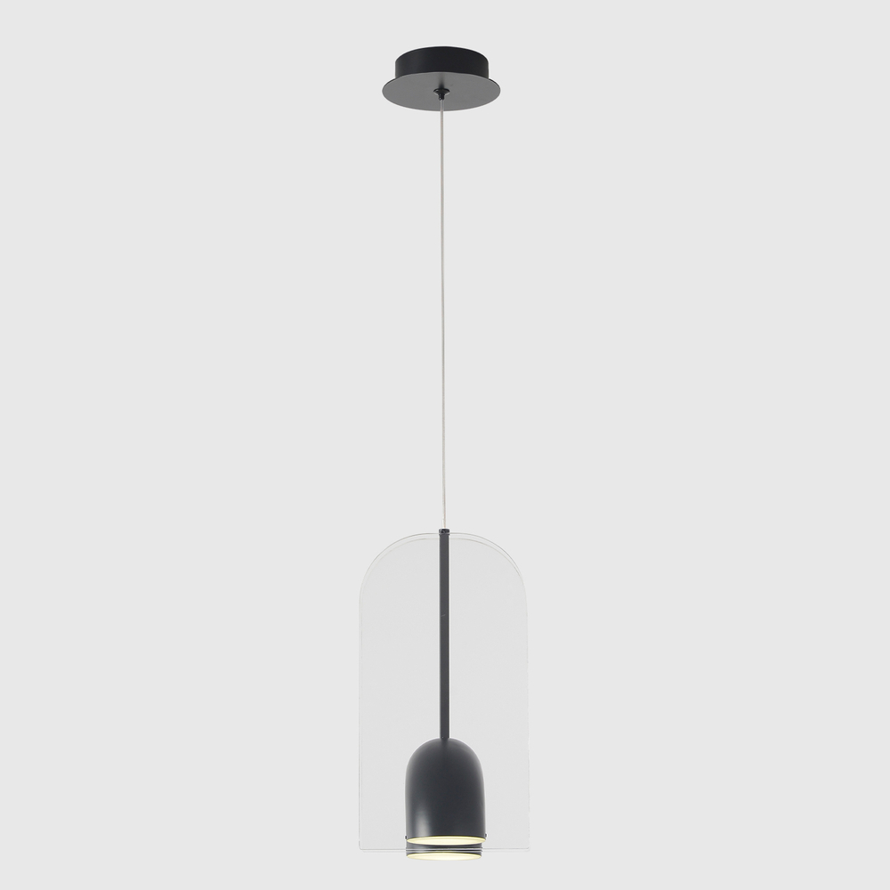 Светильник подвесной Crystal Lux ELEMENT SP12W LED BLACK