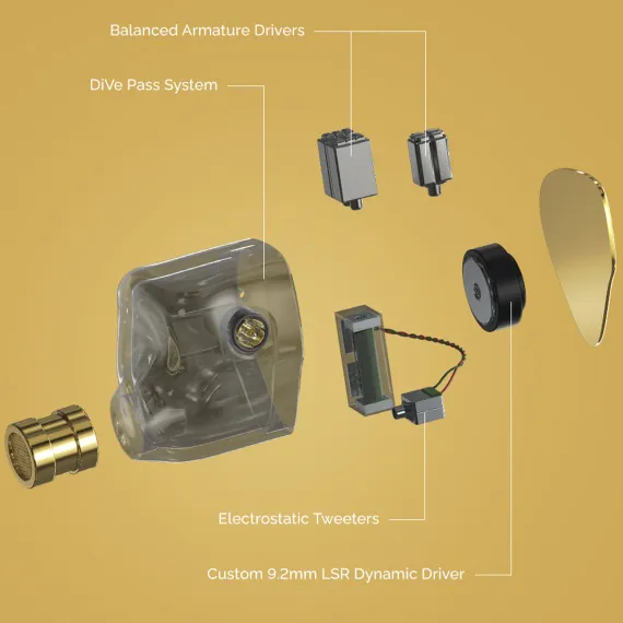 Elysian Acoustic Annihilator 2026 Transparent Gold