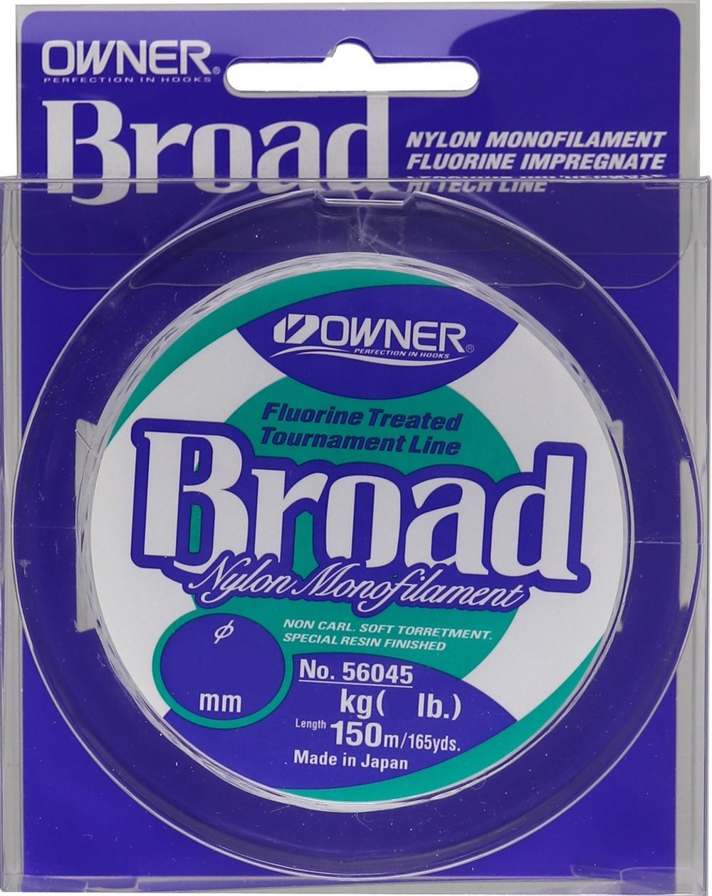 OWNER Леска Broad 150м 0.37мм 11.8кг