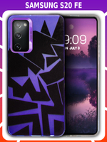 Дизайнерский чехол из пластика для SAMSUNG GALAXY S20 FE с усиленной защитой камеры и глянцем