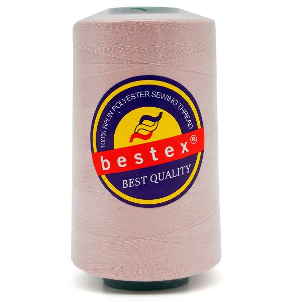 Нитки универсальные Bestex 40/2, 4570 м (5000 ярд) / 1 кат., 036 бело-розовый
