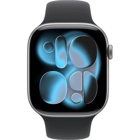 Умные часы Apple Watch S11 GPS 42 мм Space Grey Aluminium Case with Black Sport Band - M/L