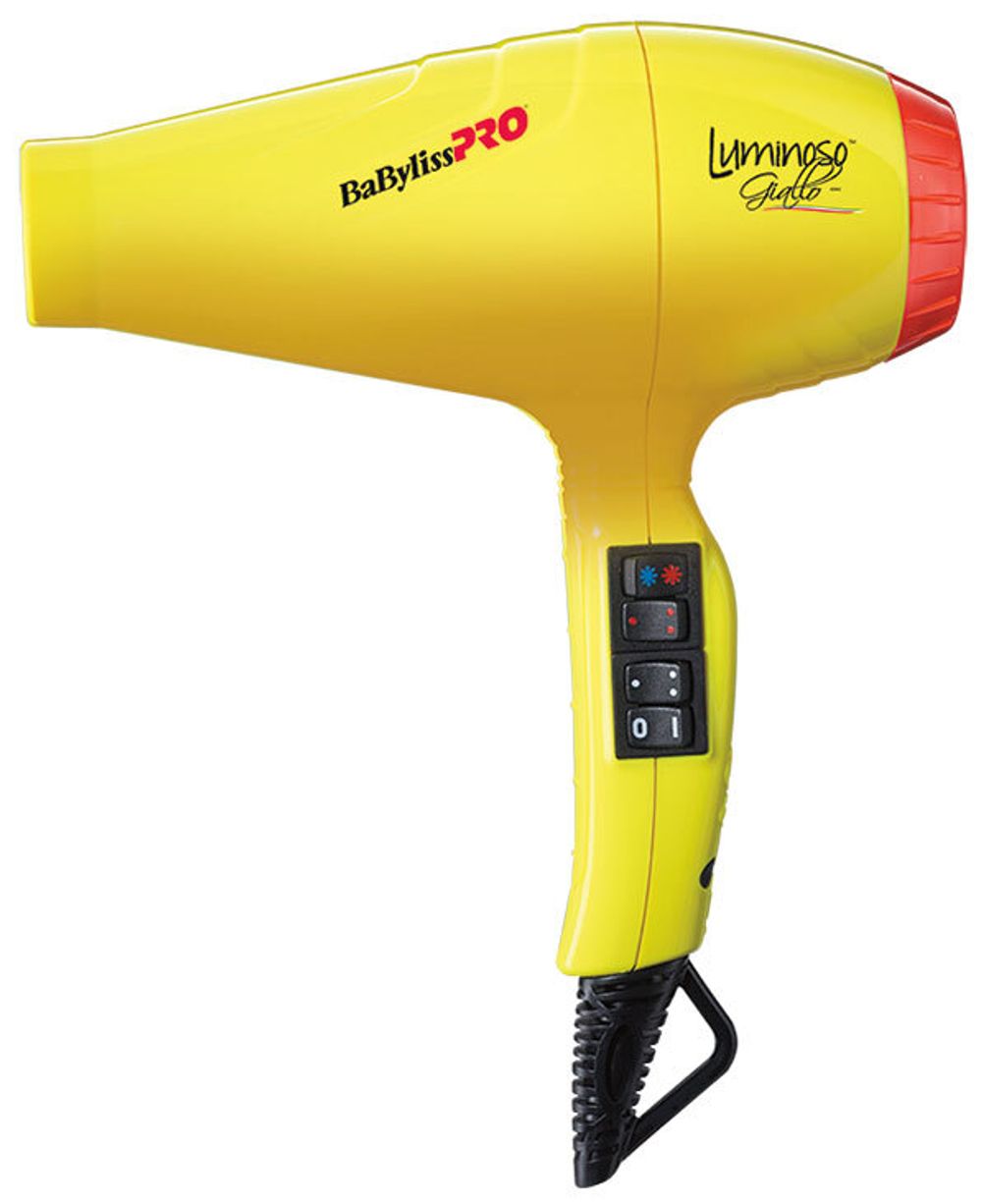 Профессиональный фен BaByliss PRO Luminoso Giallo Ionic BAB6350IYE 2100W - 9