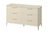 Комод Type oak 6 ящиков ширина 170 см (молочный)