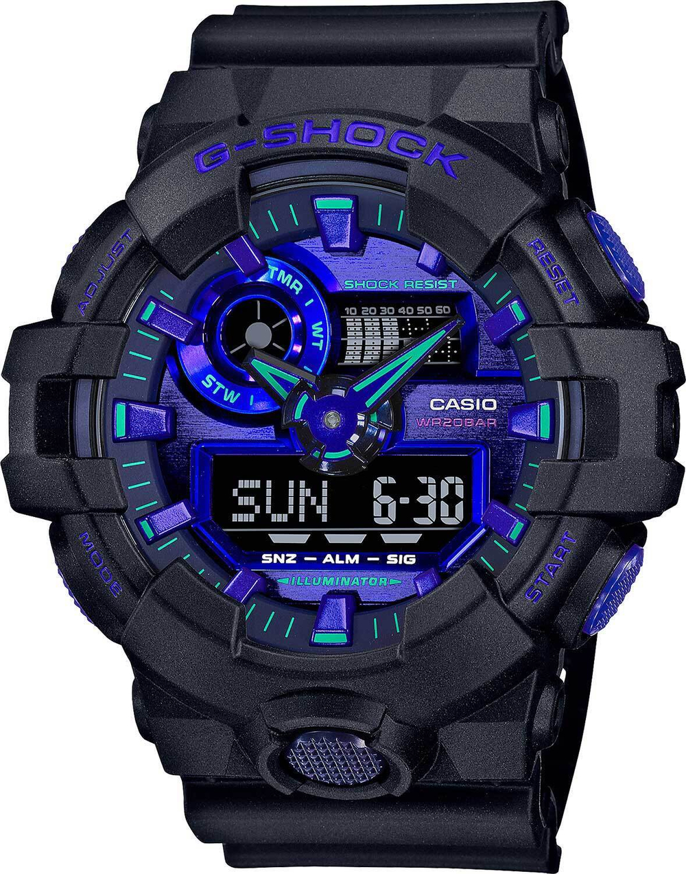 Мужские наручные часы Casio GA-700VB-1A