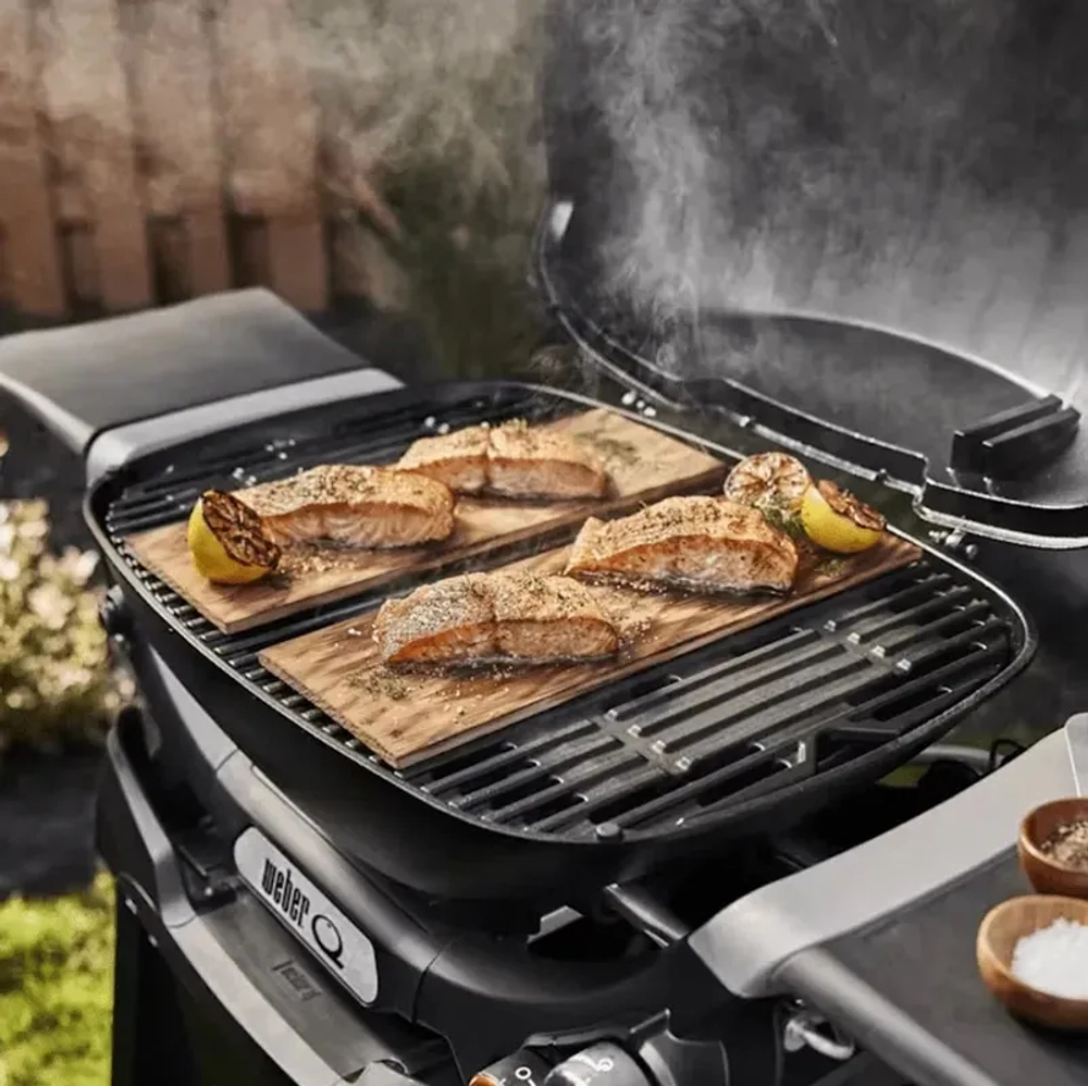 Газовый гриль Weber Q 2800N с тележкой премиум-класса