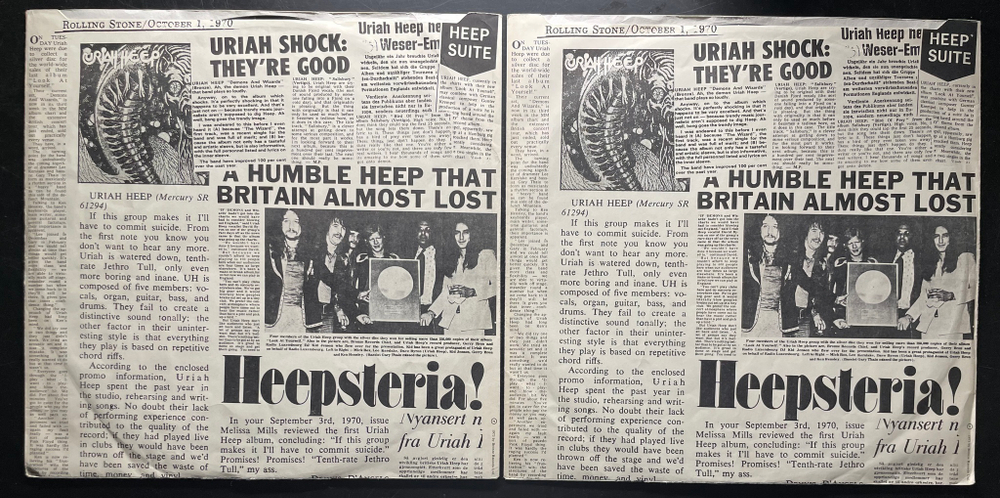 Uriah Heep - Uriah Heep Live 2LP (Англия 1973г.)