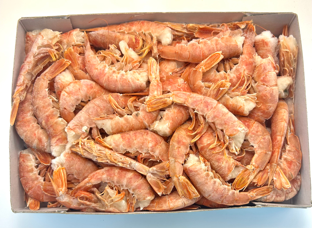 Лангустины (креветки аргентинские) Seastar дикие без головы L3 замороженные, 2 кг