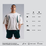 Футболка Oversized Pump Cover T-Shirt PRIMAL 871 Кремовая