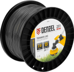 Леска для триммера двухкомпонентная квадрат, 2,0мм х 251м, на DIN катушке EXTRA CORD Denzel