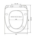 Сиденье д/унитаза WAVE СЦ-4дмл (W-SC-4dml) дюр/лифт/съем БЕЛЫЙ (Бореаль,Хит,Мерида,Eco) 09