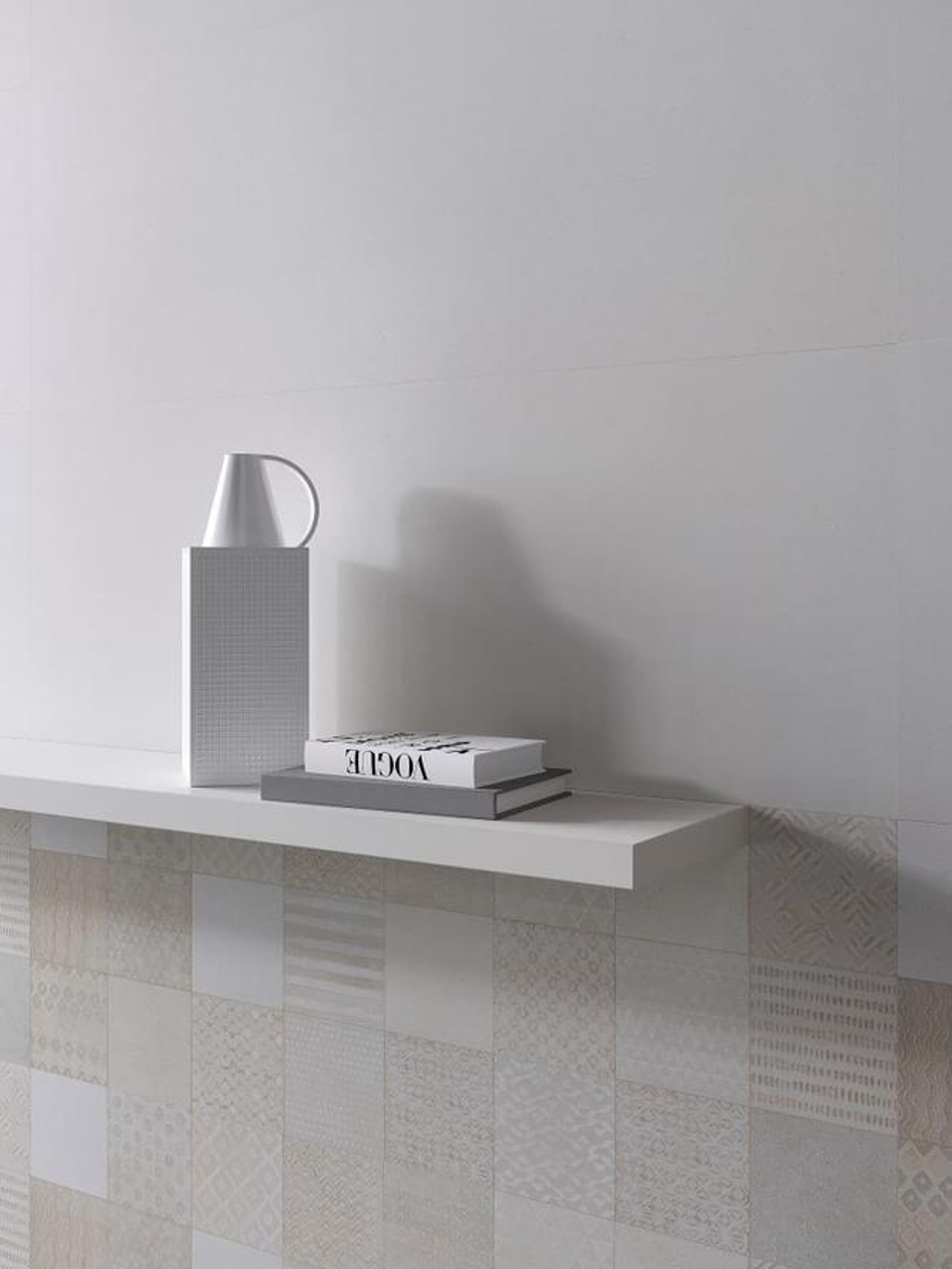 Porcelanosa Prada Acero Spiga 45x120
