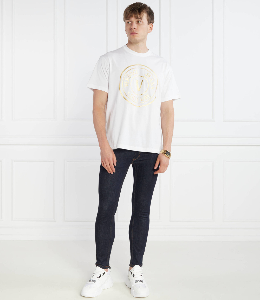 Футболка Versace Jeans Couture - белый(75GAHT05CJ00T)