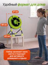 Набор для игры 14,5&amp;quot; 4 в 1 дартс, сюрикен, метание топориков, cтрельба из лука DFC AZ191-1DT