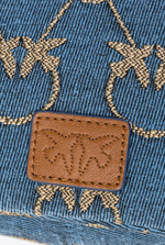 MINI LOVE BAG HALF MOON DENIM