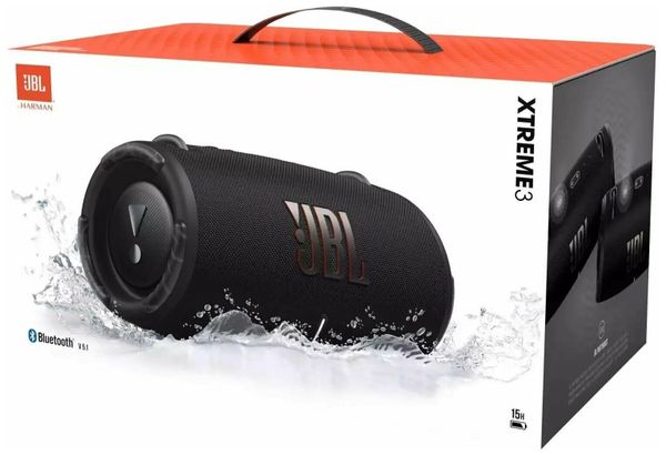 Портативная акустика JBL Xtreme 3, 100 Вт, черный