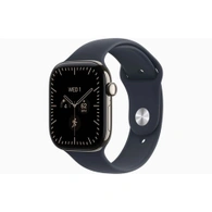 Умные часы Apple Watch Series 12 46mm Cellular Natural Titanium Navy Blue Sport Band M/L