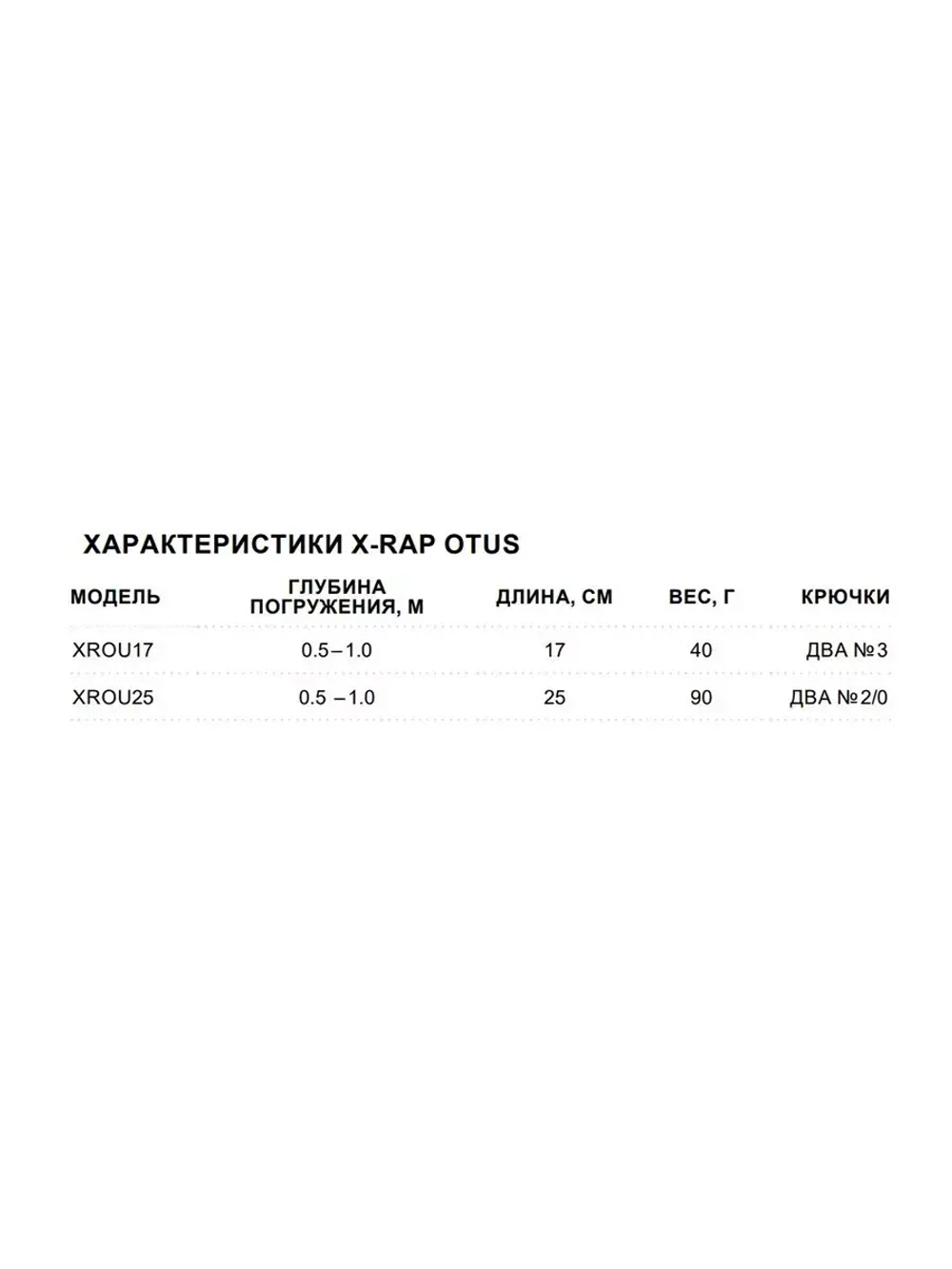 Воблер X-Rap Otus 17 SCRR медленно тонущ. 0.5-1м 17см 40гр