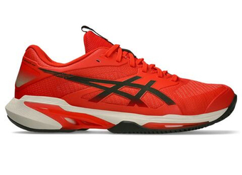 Мужские кроссовки теннисные Asics Solution Speed FF 4 Clay - cherry tomato/vintage khaki