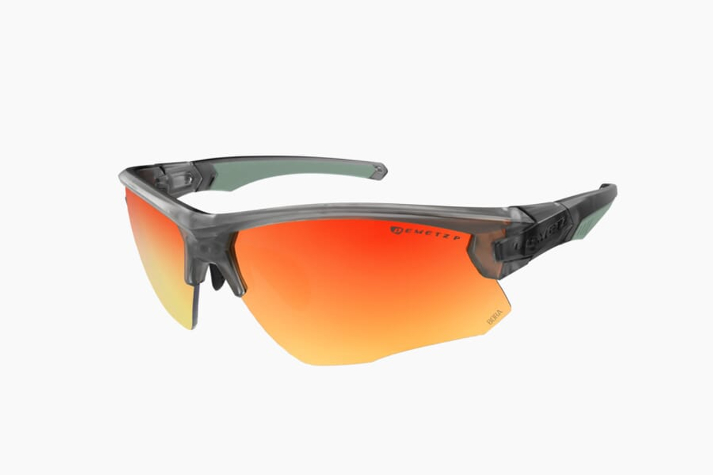 Спортивные очки с диоптриями Demetz Pulsa 2 / Grey / Khaki V. Brown Mirror Orange Cat.3