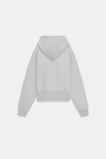 Трикотажный кардиган с капюшоном на шнурках - ZARA