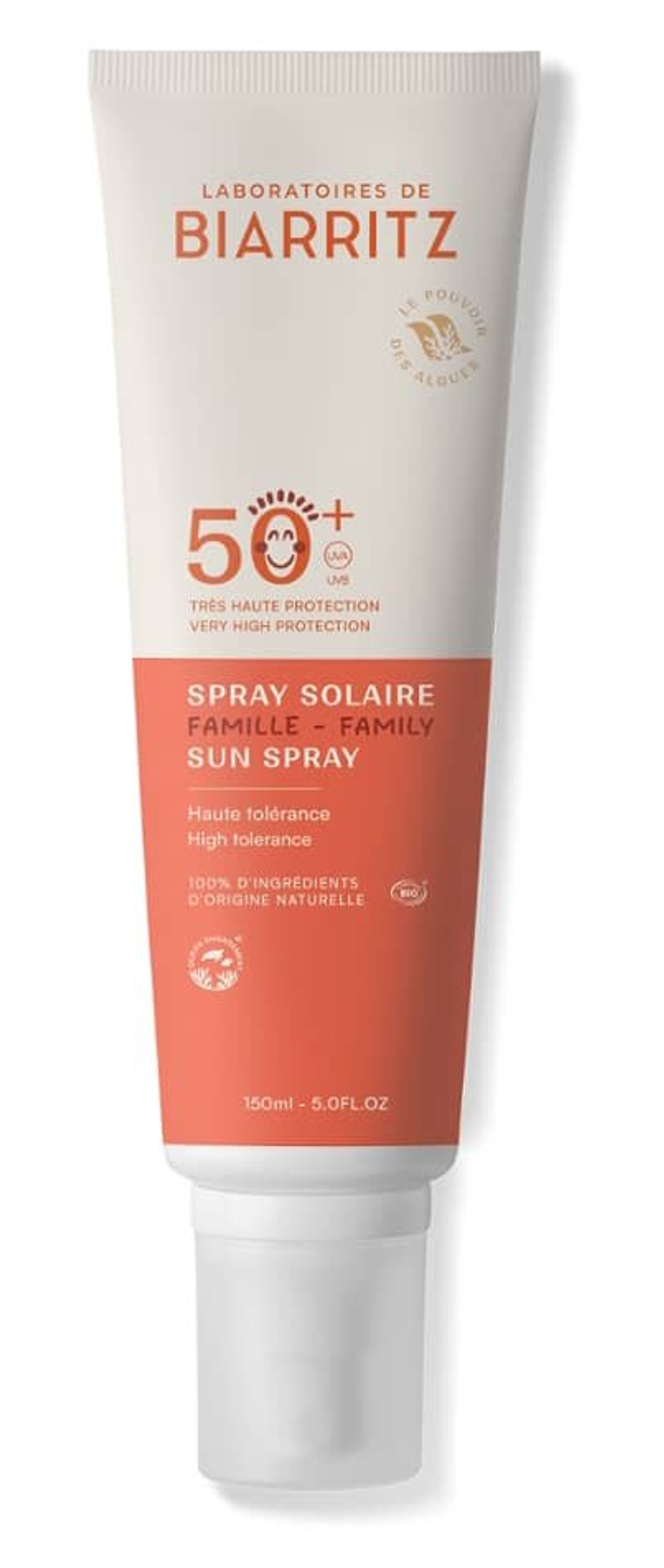 Солнцезащитный спрей, семейство SPF50+ Laboratoires de Biarritz, 150 мл