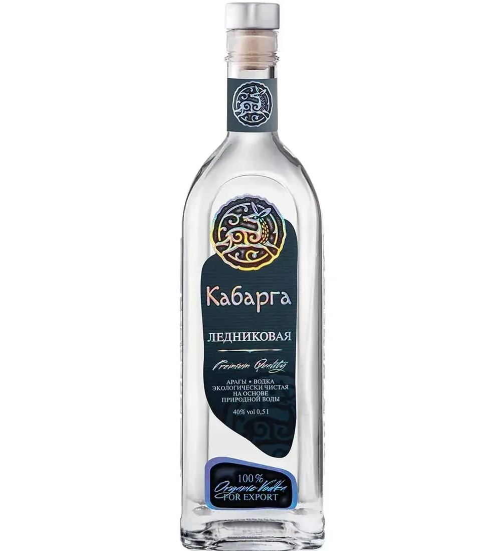 Водка Кабарга Ледниковая 0,5 л.