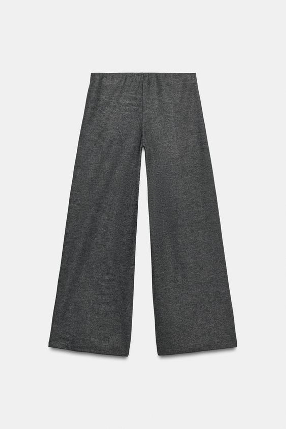 ZARA БРЮКИ С ЗАЩИПАМИ, МЯГКИЙ СЕРЫЙ