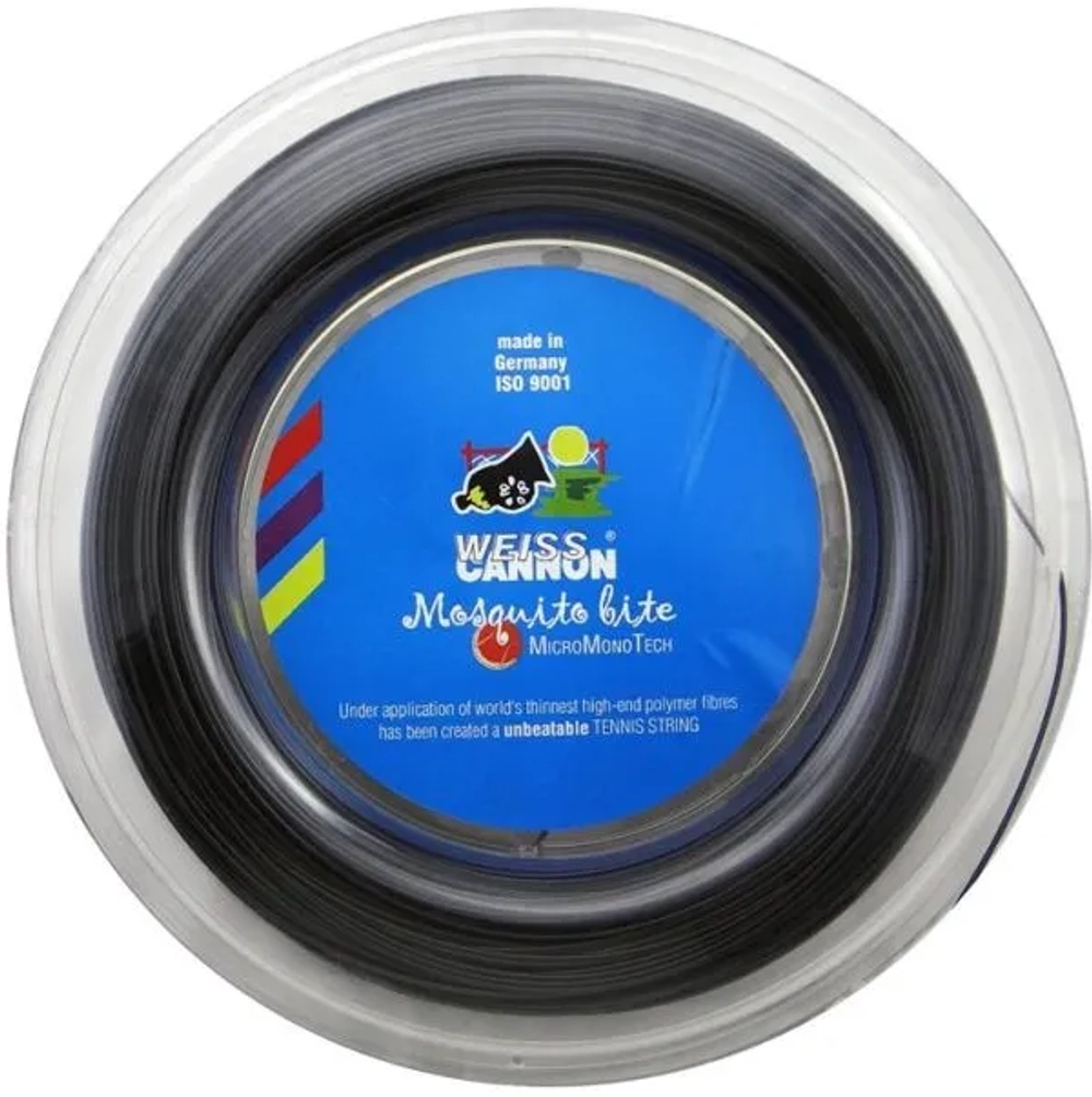 Струны теннисные Weiss Cannon Mosquito bite (200 m) - black
