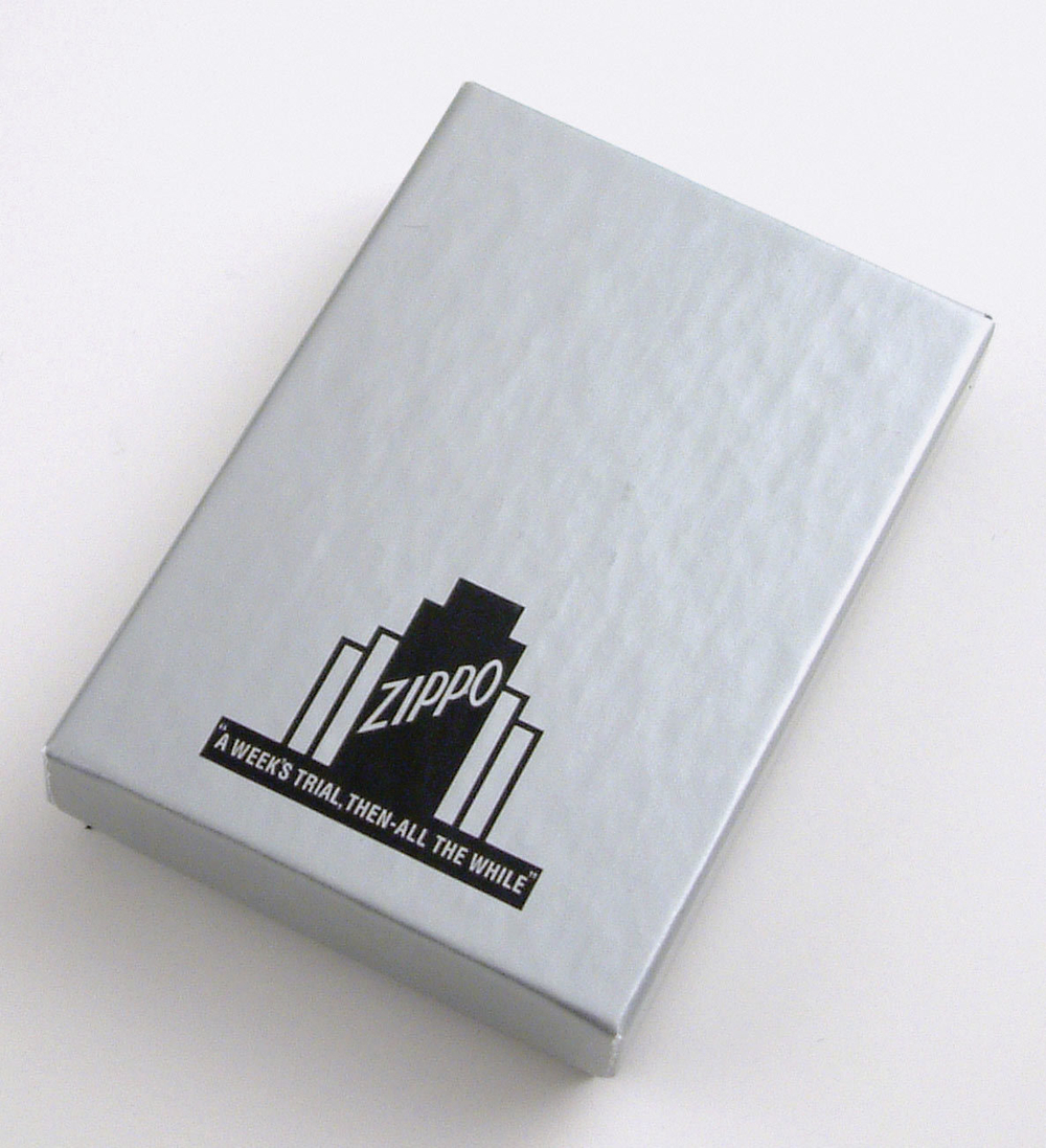 Зажигалка Zippo Replica, с покрытием Brushed Chrome, латунь/сталь, серебристая, матовая, 36x12x