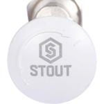 Клапан термостатический осевой STOUT - 1/2" x 1/2" (ВР/НР-американка, PN10, Tmax 110°C)